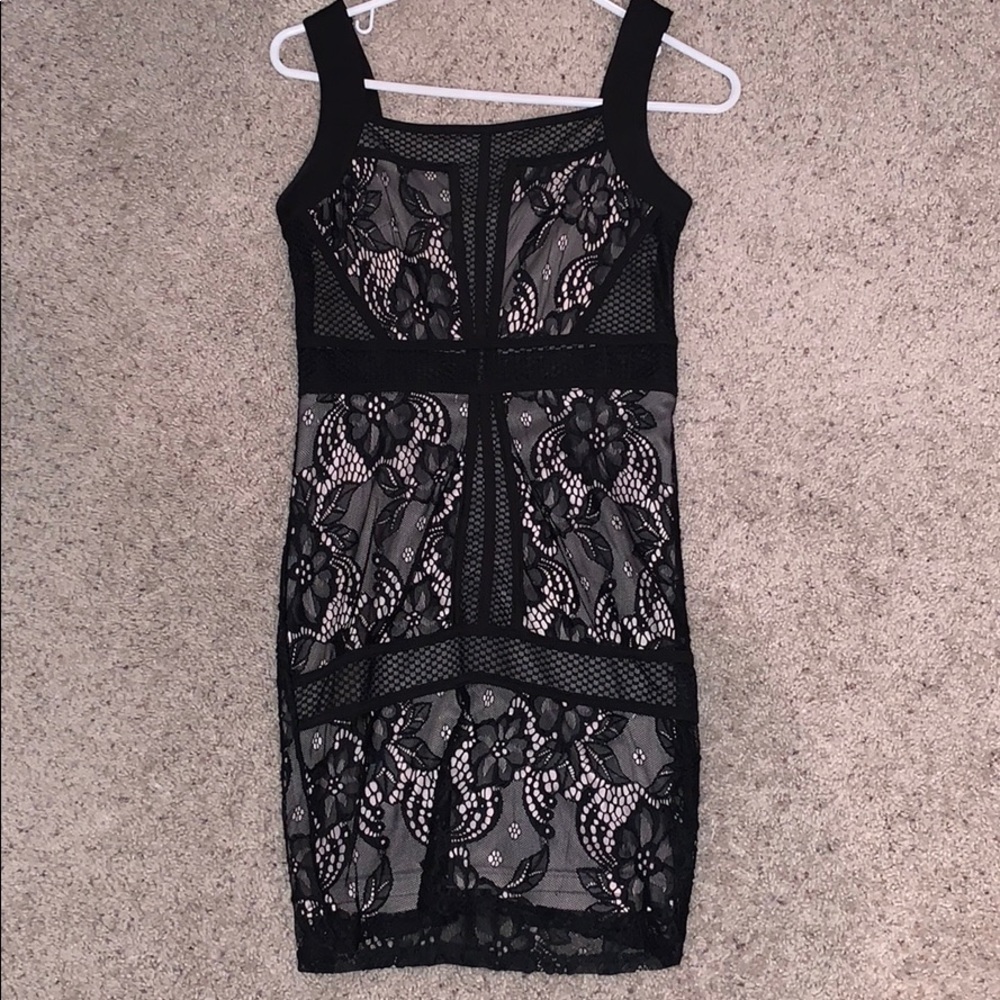 Alt B size small mini tight lace dress